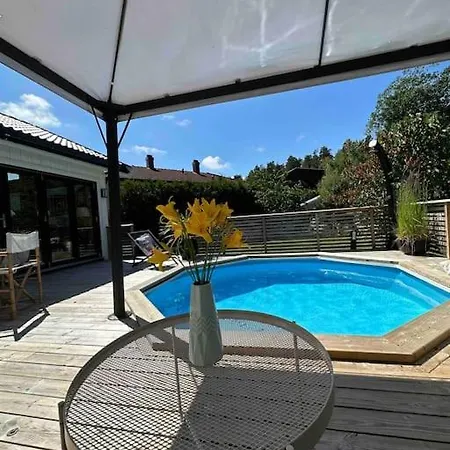 Modern Large House In Stavern With Sea View, Close To Beaches, Large Garden And Pool