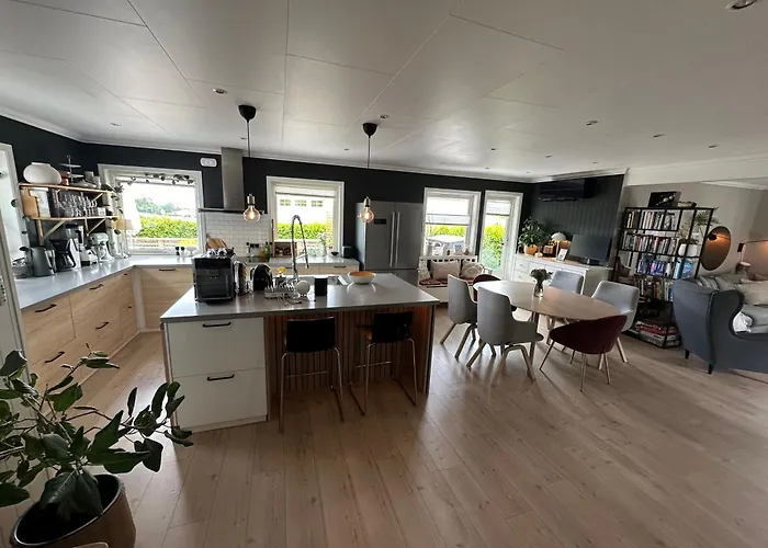 Modern Large House In Stavern With Sea View, Close To Beaches, Large Garden And Pool *